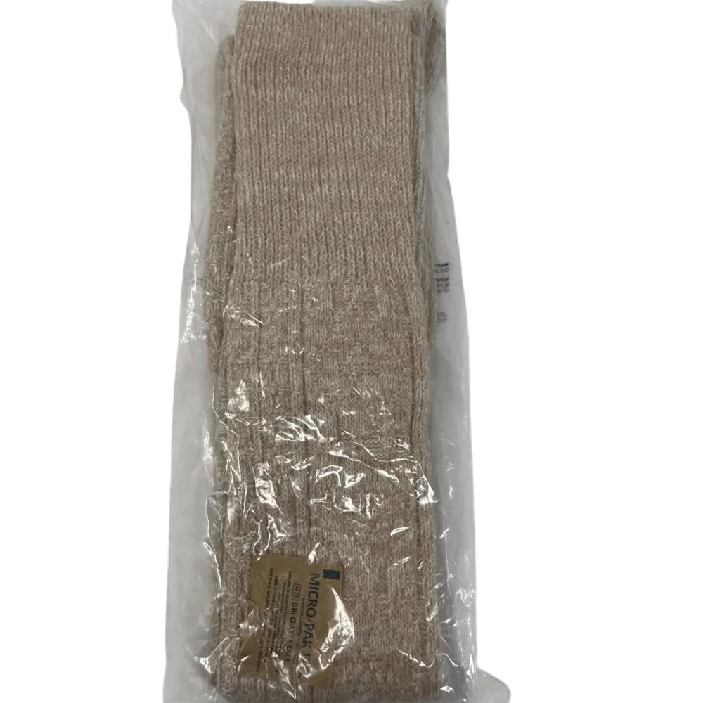 Pudus Sweater Socks Over the Knee Beige Brand New Sealed Fits Sizes 6-10 Oatmeal